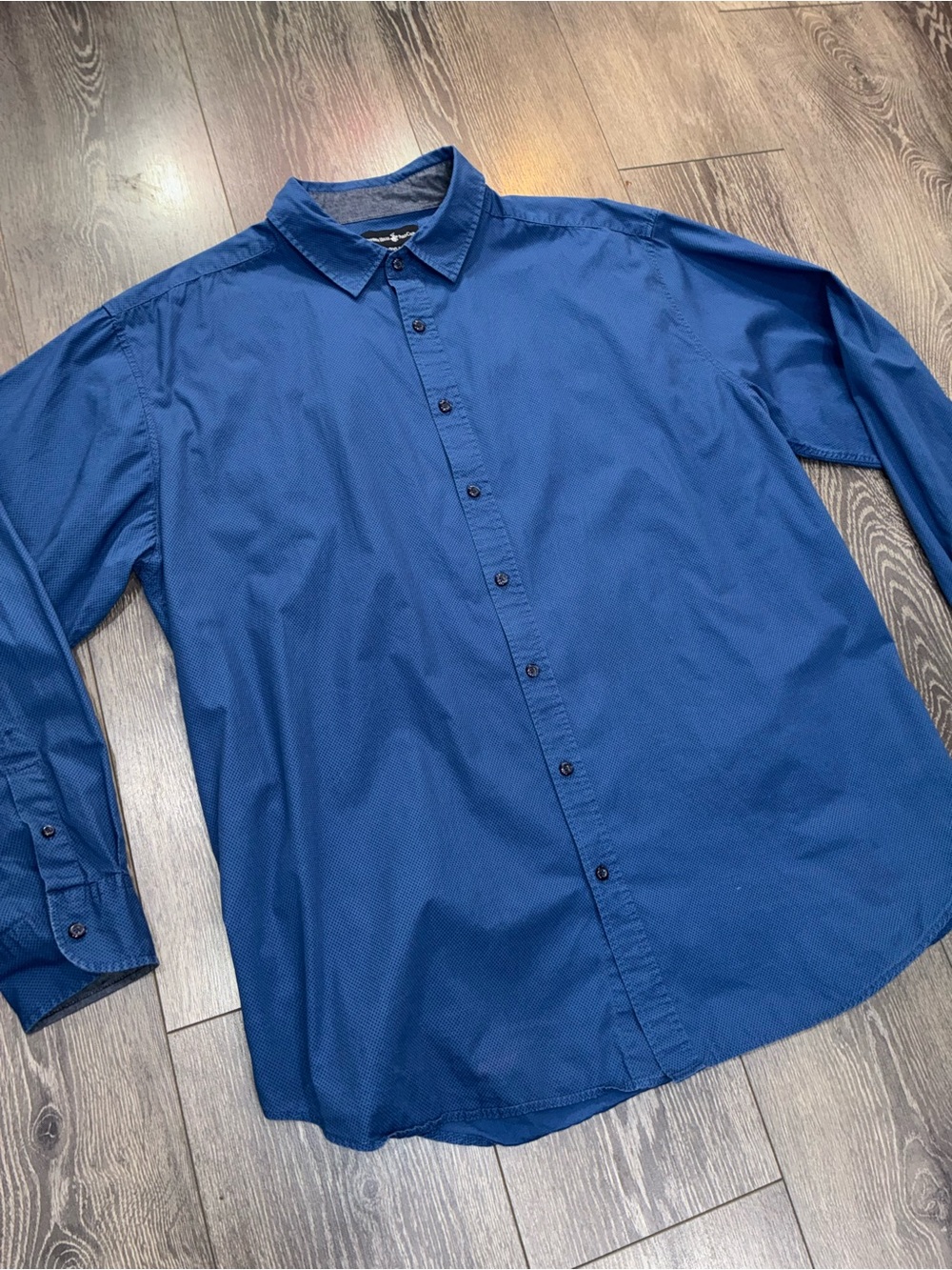 Beverly Hills Polo Club Men's Size 3XL Navy Blue Button-Up Shirt